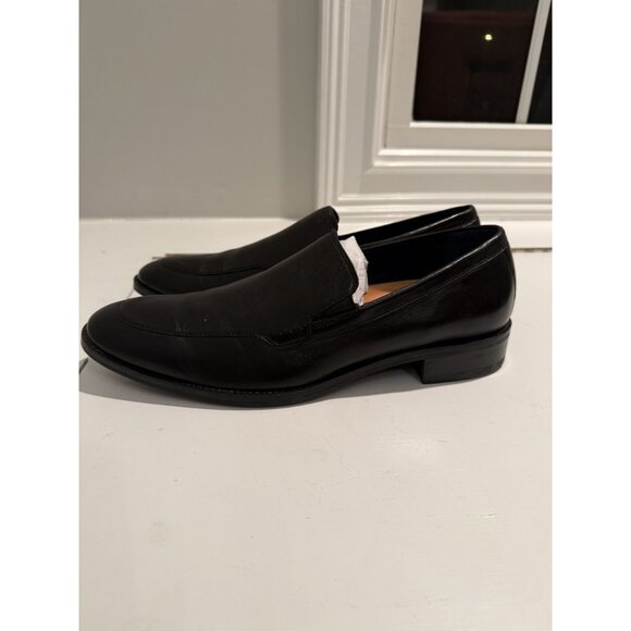 NEW Cole Haan Venetian Black Leather Slip On Loafers Mens US 11.5 $170 [jb] main image 9